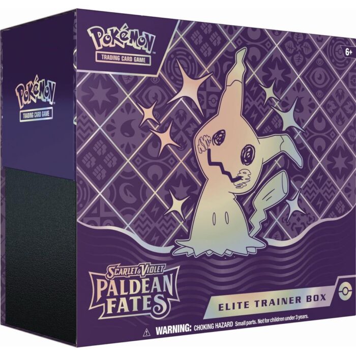 pokemon scarlet violet paldean fates elite trainer box 645592