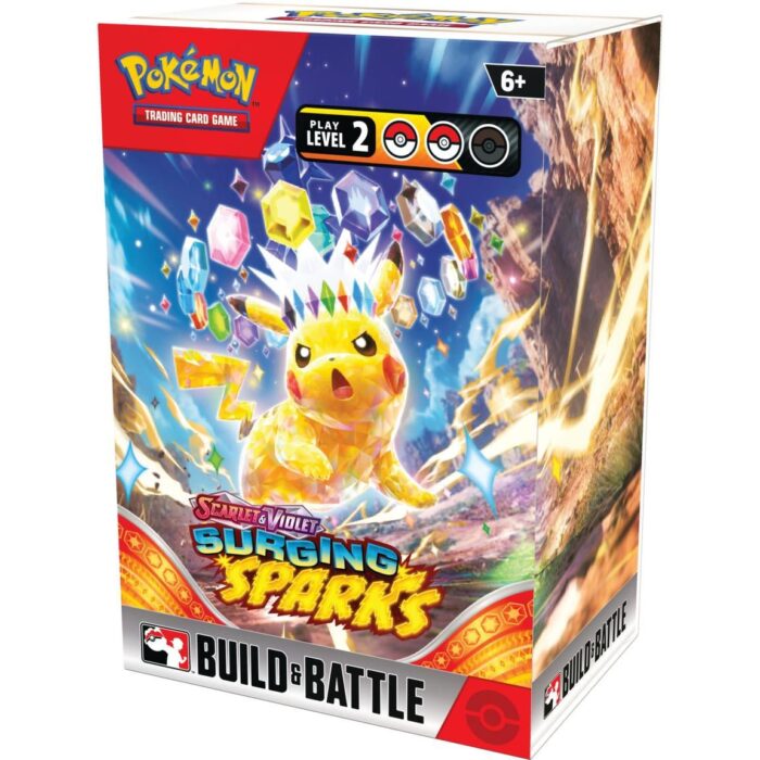 pokemon scarlet violet surging sparks build battle kit 523994